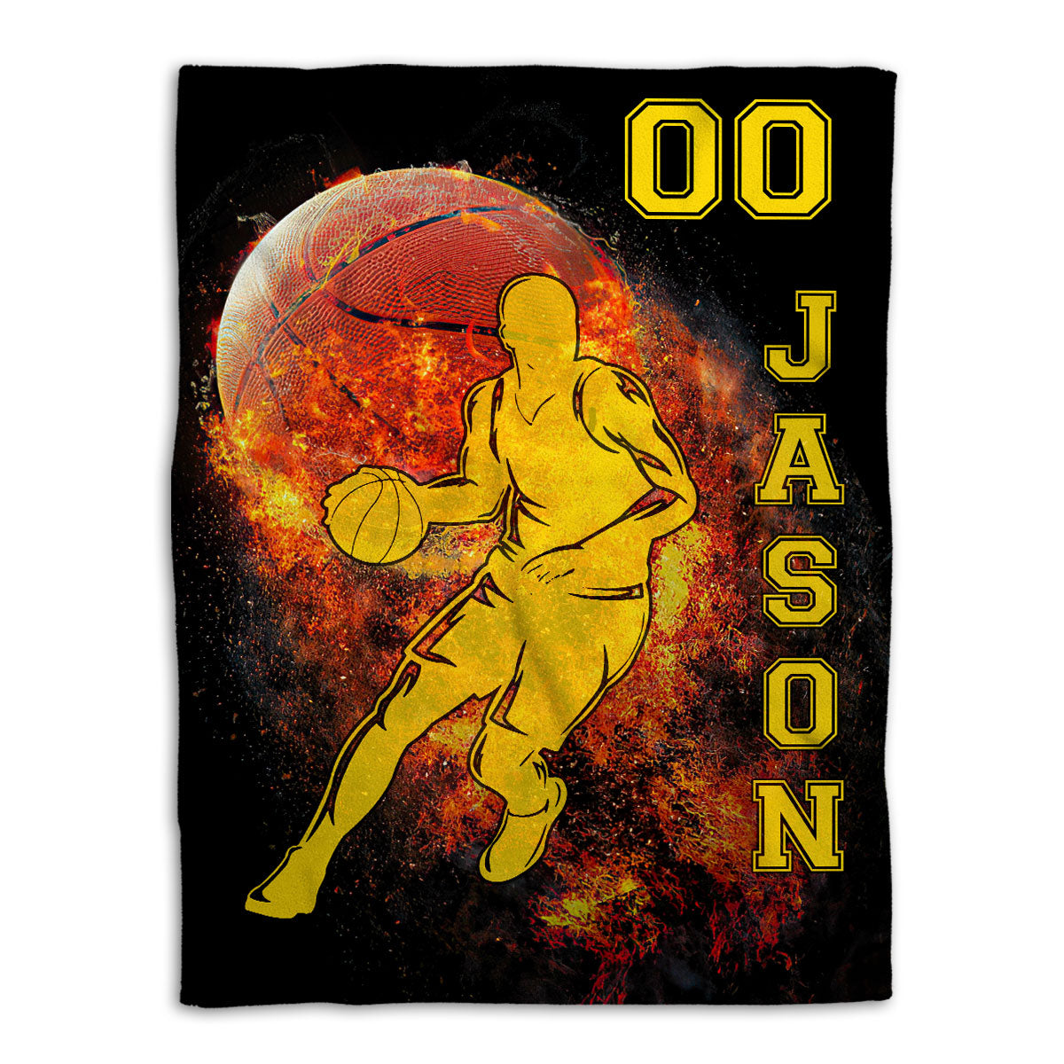 Ohaprints-Fleece-Sherpa-Blanket-Basketball-Gift-For-Son-Boy-Men-Custom-Personalized-Name-Number-Soft-Throw-Blanket-219-Fleece Blanket