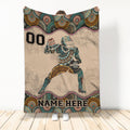 Ohaprints-Fleece-Sherpa-Blanket-American-Football-Gift-For-Son-Boy-Men-Custom-Personalized-Name-Number-Soft-Throw-Blanket-223-Sherpa Blanket