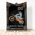 Ohaprints-Fleece-Sherpa-Blanket-Mandala-Vinatge-Motorcycle-Racing-Racer-Custom-Personalized-Name-Number-Soft-Throw-Blanket-279-Sherpa Blanket