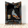 Ohaprints-Fleece-Sherpa-Blanket-Mandala-Vintage-Barrel-Horse-Racing-Girl-Custom-Personalized-Name-Number-Soft-Throw-Blanket-281-Sherpa Blanket