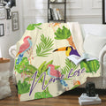 Ohaprints-Fleece-Sherpa-Blanket-Toucan-Bird-Tropical-Hawaii-Style-Unique-Idea-Custom-Personalized-Name-Soft-Throw-Blanket-329-Sherpa Blanket