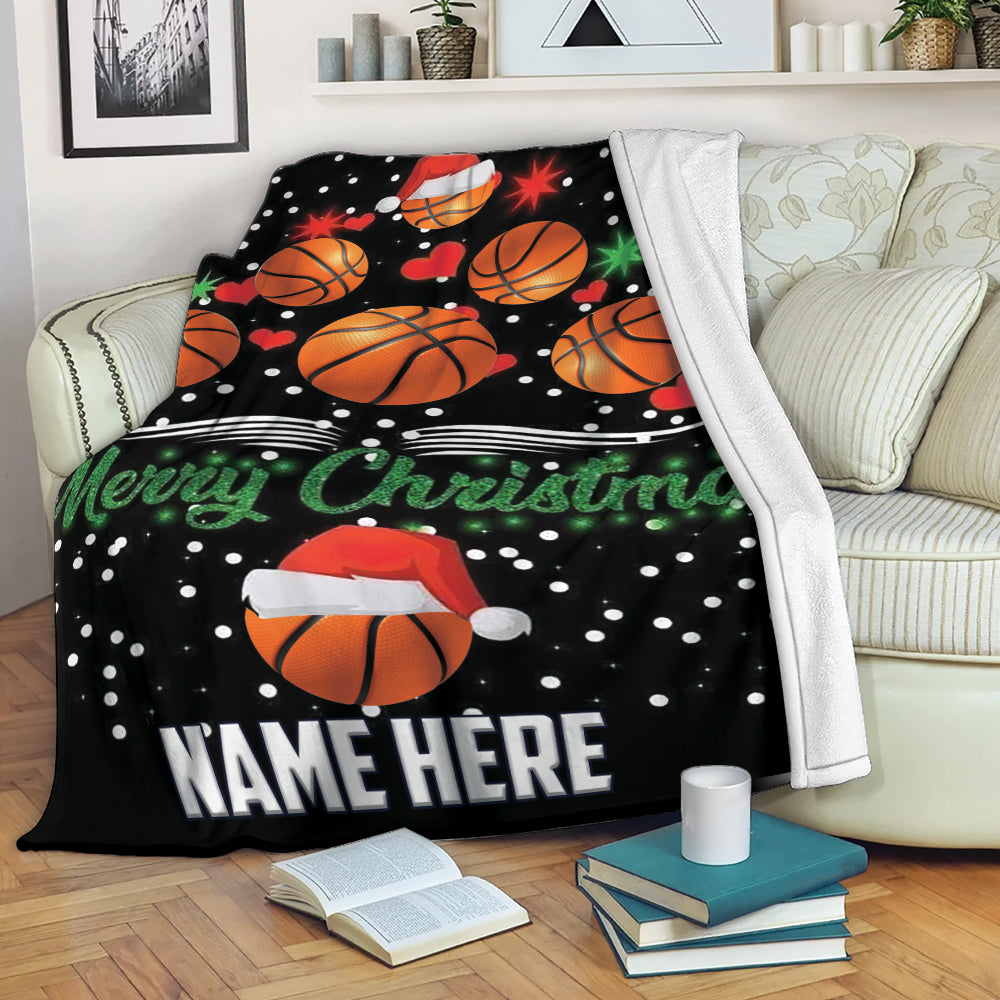 Ohaprints-Fleece-Sherpa-Blanket-Basketball-Gift-For-Son-Boy-Men-Custom-Personalized-Name-Soft-Throw-Blanket-309-Fleece Blanket