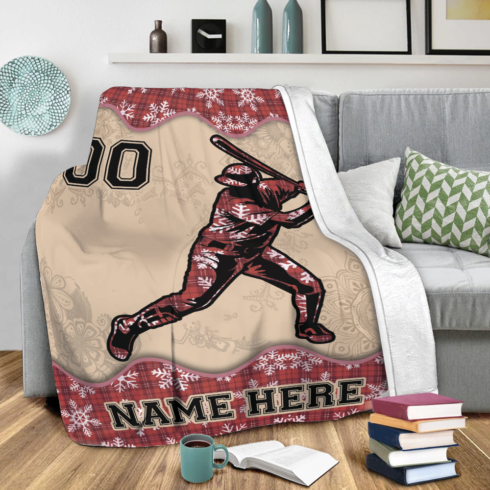 Ohaprints-Fleece-Sherpa-Blanket-Baseball-Gift-For-Son-Boy-Christmas-Custom-Personalized-Name-Number-Soft-Throw-Blanket-318-Sherpa Blanket