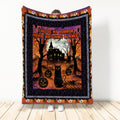 Ohaprints-Fleece-Sherpa-Blanket-This-Is-My-Halloween-Watching-Horror-Movie-Blanket-Black-Cat-Pumpkin-Soft-Throw-Blanket-321-Sherpa Blanket