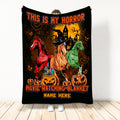 Ohaprints-Fleece-Sherpa-Blanket-Horse-Costume-Halloween-Horror-Movie-Watching-Custom-Personalized-Name-Soft-Throw-Blanket-323-Sherpa Blanket