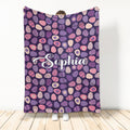 Ohaprints-Fleece-Sherpa-Blanket-Purple-Sugar-Egg-Seasonal-Idea-Custom-Personalized-Name-Soft-Throw-Blanket-741-Sherpa Blanket