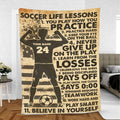 Ohaprints-Fleece-Sherpa-Blanket-Soccer-Life-Lesson-Sport-Lover-Gift-Custom-Personalized-Name-Number-Soft-Throw-Blanket-955-Fleece Blanket