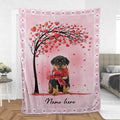 Ohaprints-Fleece-Sherpa-Blanket-Rottweiler-Dog-Hearts-Custom-Personalized-Name-Soft-Throw-Blanket-923-Sherpa Blanket