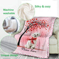 Ohaprints-Fleece-Sherpa-Blanket-Maltese-Dog-With-Heart-Custom-Personalized-Name-Soft-Throw-Blanket-415-Fleece Blanket