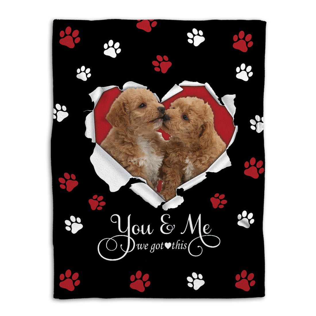 Ohaprints-Fleece-Sherpa-Blanket-Goldendoodle-Labradoodle-Golden-Doodle-Lover-Soft-Throw-Blanket-778-Fleece Blanket