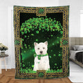 Ohaprints-Fleece-Sherpa-Blanket-West-Highland-White-Terrier-Soft-Throw-Blanket-890-Sherpa Blanket