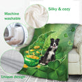 Ohaprints-Fleece-Sherpa-Blanket-Border-Collie-Dog-Lover-Moon-Soft-Throw-Blanket-482-Fleece Blanket