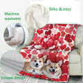 Ohaprints-Fleece-Sherpa-Blanket-Corgi-Cute-Dog-Lover-Love-Heart-Soft-Throw-Blanket-703-Fleece Blanket