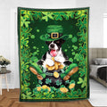 Ohaprints-Fleece-Sherpa-Blanket-Staffordshire-Bull-Terrier-3-Soft-Throw-Blanket-864-Sherpa Blanket