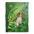 Ohaprints-Fleece-Sherpa-Blanket-Cavalier-King-Charles-Spaniel-Soft-Throw-Blanket-588-Fleece Blanket