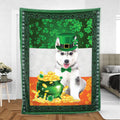 Ohaprints-Fleece-Sherpa-Blanket-Siberian-Husky-Dog-Puppy-Soft-Throw-Blanket-534-Sherpa Blanket