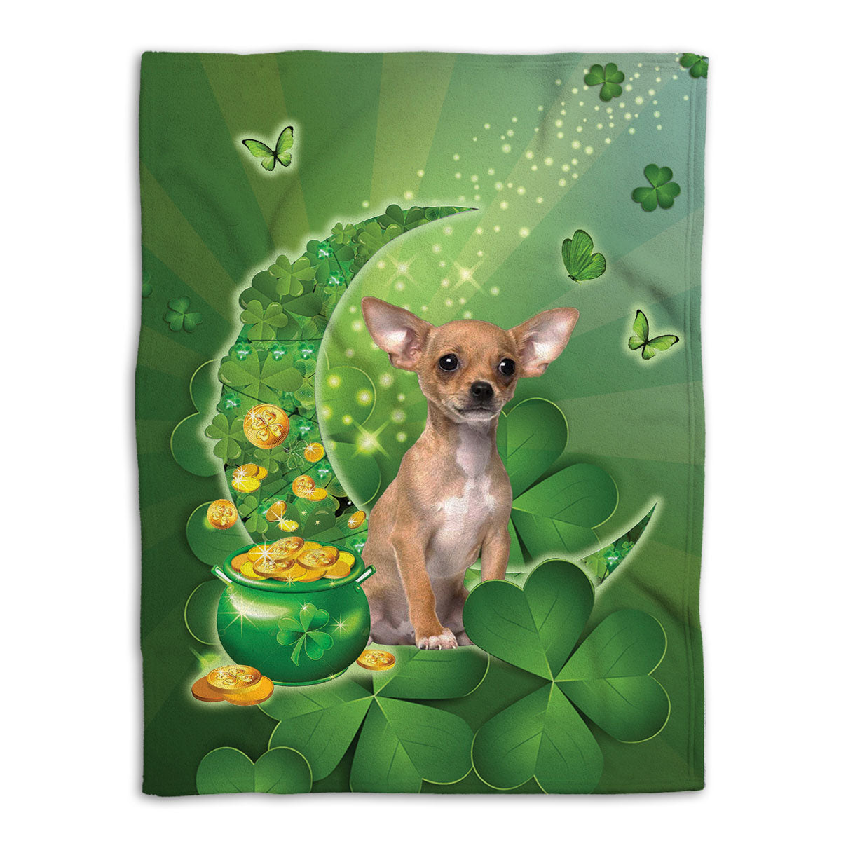 Ohaprints-Fleece-Sherpa-Blanket-Chihuahua-Dog-Lover-Moon-Soft-Throw-Blanket-858-Fleece Blanket