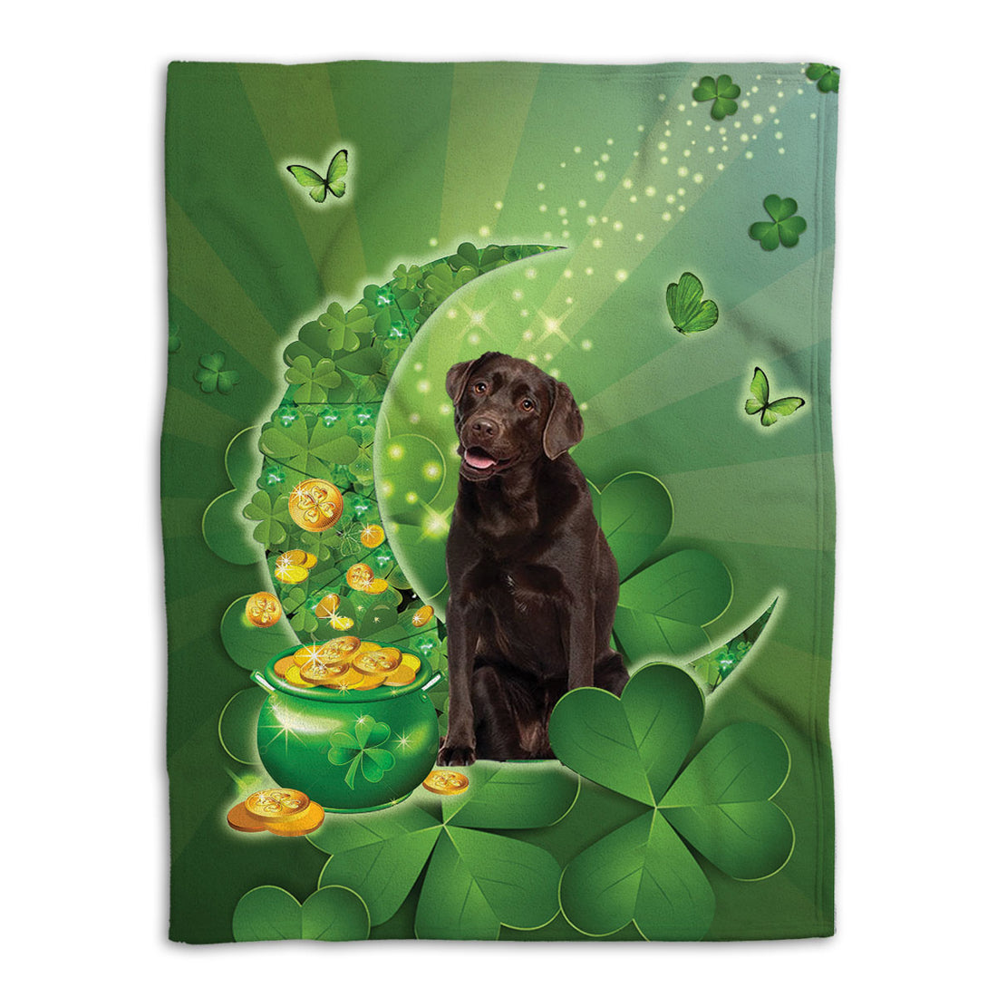 Ohaprints-Fleece-Sherpa-Blanket-Chocolate-Labrador-Retrievers-Soft-Throw-Blanket-609-Fleece Blanket