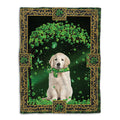 Ohaprints-Fleece-Sherpa-Blanket-Golden-Retriever-1-Soft-Throw-Blanket-886-Fleece Blanket