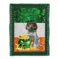 Ohaprints-Fleece-Sherpa-Blanket-German-Shorthaired-Pointer-Soft-Throw-Blanket-469-Fleece Blanket