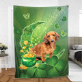 Ohaprints-Fleece-Sherpa-Blanket-Dachshund-Weiner-Doxie-Moon-Soft-Throw-Blanket-855-Sherpa Blanket