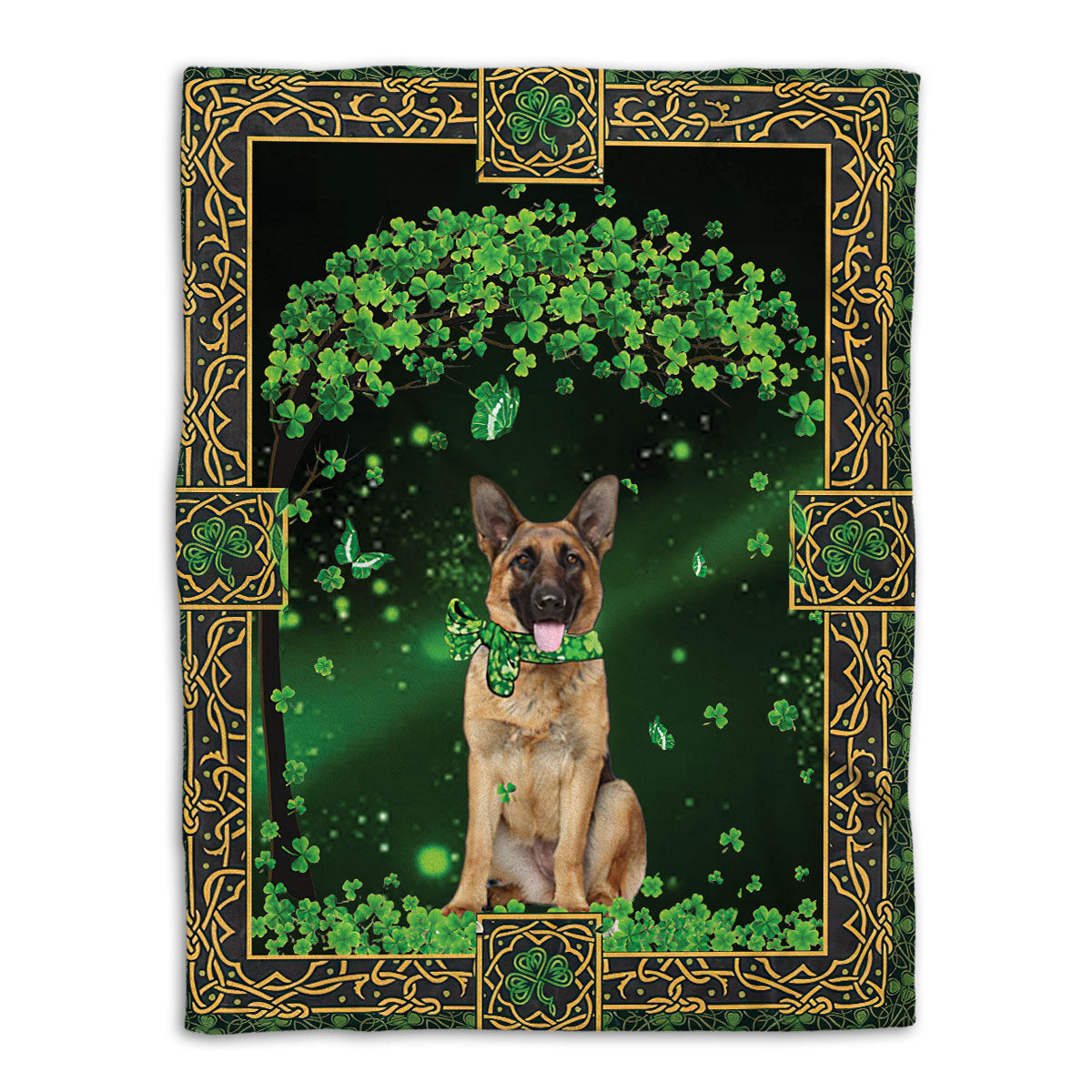 Ohaprints-Fleece-Sherpa-Blanket-German-Shepherd-Dog-Lover-2-Soft-Throw-Blanket-885-Fleece Blanket