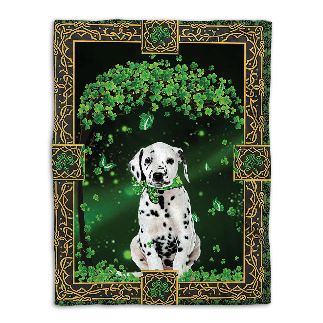 Ohaprints-Fleece-Sherpa-Blanket-Dalmatian-Dog-Lover-Soft-Throw-Blanket-884-Fleece Blanket