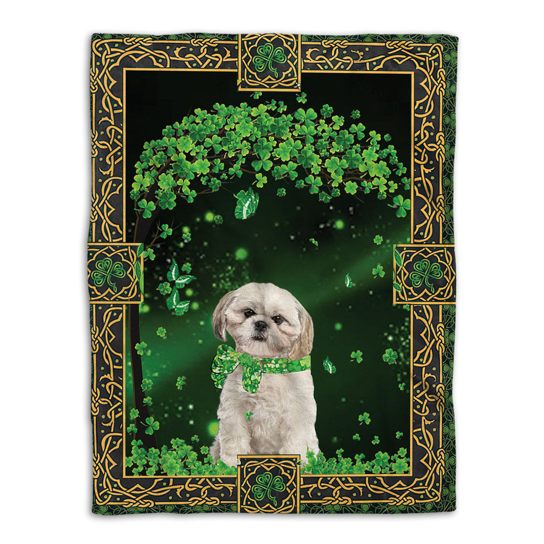 Ohaprints-Fleece-Sherpa-Blanket-Shih-Tzu-Shitzu-Dog-Love-Soft-Throw-Blanket-462-Fleece Blanket