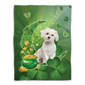 Ohaprints-Fleece-Sherpa-Blanket-Maltese-Dog-Lover-Moon-Soft-Throw-Blanket-849-Fleece Blanket