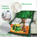 Ohaprints-Fleece-Sherpa-Blanket-Staffordshire-Bull-Terrier-Soft-Throw-Blanket-826-Fleece Blanket