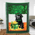 Ohaprints-Fleece-Sherpa-Blanket-Black-Labrador-Retriever-1-Soft-Throw-Blanket-825-Sherpa Blanket