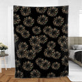 Ohaprints-Fleece-Sherpa-Blanket-Sunflower-Hunting-Camouflage-Soft-Throw-Blanket-878-Sherpa Blanket