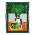 Ohaprints-Fleece-Sherpa-Blanket-Boston-Terrier-Dog-Lover-Soft-Throw-Blanket-824-Fleece Blanket