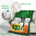 Ohaprints-Fleece-Sherpa-Blanket-Boston-Terrier-Dog-Lover-Soft-Throw-Blanket-824-Fleece Blanket