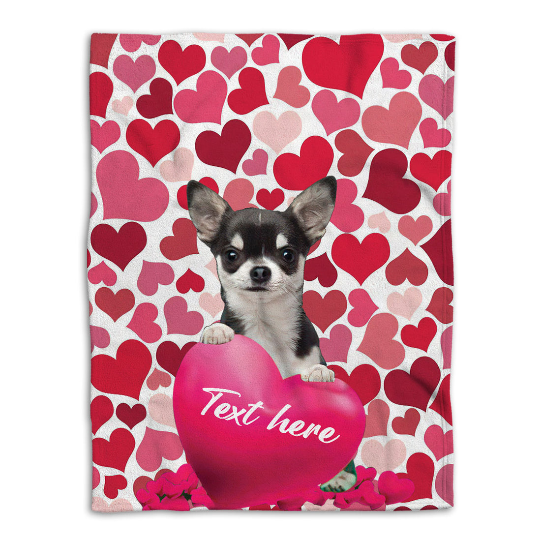 Ohaprints-Fleece-Sherpa-Blanket-Chihuahua-Dog-Lover-Custom-Personalized-Name-Soft-Throw-Blanket-520-Fleece Blanket