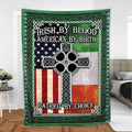 Ohaprints-Fleece-Sherpa-Blanket-Knot-Celtic-Cross-Irish-Soft-Throw-Blanket-361-Sherpa Blanket