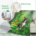 Ohaprints-Fleece-Sherpa-Blanket-Staffordshire-Bull-Soft-Throw-Blanket-845-Fleece Blanket