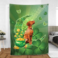 Ohaprints-Fleece-Sherpa-Blanket-Vizsla-Dog-Lover-Moon-Soft-Throw-Blanket-452-Sherpa Blanket