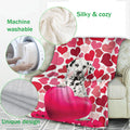 Ohaprints-Fleece-Sherpa-Blanket-Dalmatian-Dog-Lover-Love-Heart-Soft-Throw-Blanket-787-Fleece Blanket