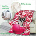 Ohaprints-Fleece-Sherpa-Blanket-Chihuahua-Dog-Lover-Love-Heart-4-Soft-Throw-Blanket-784-Fleece Blanket