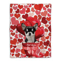 Ohaprints-Fleece-Sherpa-Blanket-Chihuahua-Dog-Lover-Custom-Personalized-Name-Soft-Throw-Blanket-782-Fleece Blanket