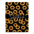 Ohaprints-Fleece-Sherpa-Blanket-Sunflower-Lover-Gift-Custom-Personalized-Name-Soft-Throw-Blanket-872-Fleece Blanket