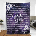 Ohaprints-Fleece-Sherpa-Blanket-Mom-Gifts-From-Daughter-Or-Son-I-Love-You-Mom-Soft-Throw-Blanket-871-Sherpa Blanket