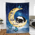 Ohaprints-Fleece-Sherpa-Blanket-Border-Collie-Dog-Lover-Love-Moon-Night-Soft-Throw-Blanket-368-Sherpa Blanket