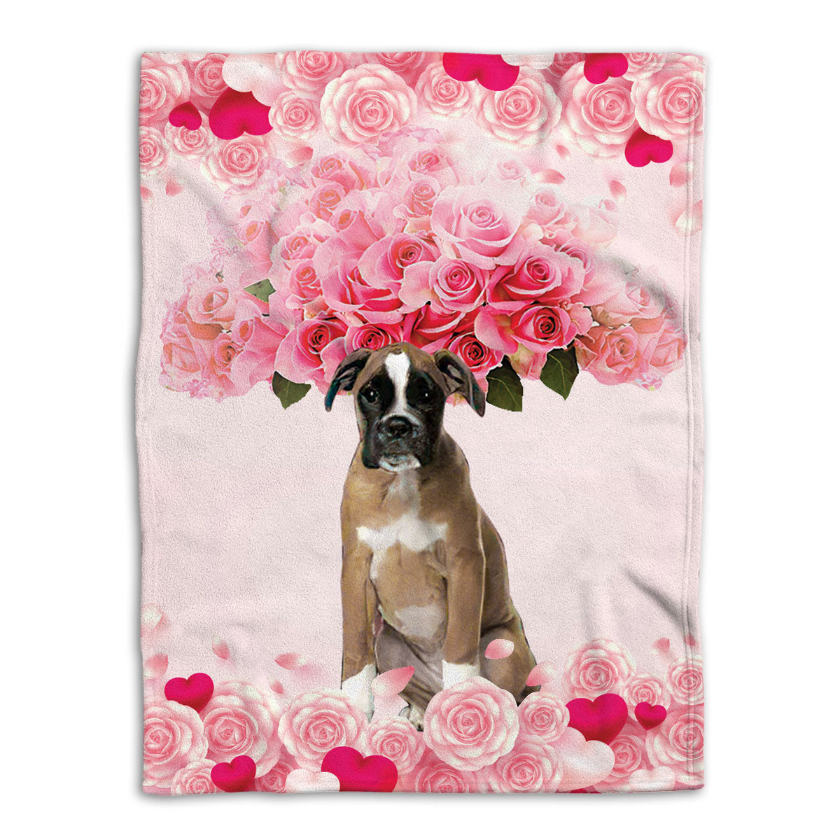 Ohaprints-Fleece-Sherpa-Blanket-Boxer-Dog-Lover-Love-Heart-Soft-Throw-Blanket-575-Fleece Blanket