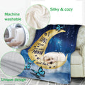 Ohaprints-Fleece-Sherpa-Blanket-Maltese-Dog-Lover-Love-Moon-Night-Soft-Throw-Blanket-421-Fleece Blanket