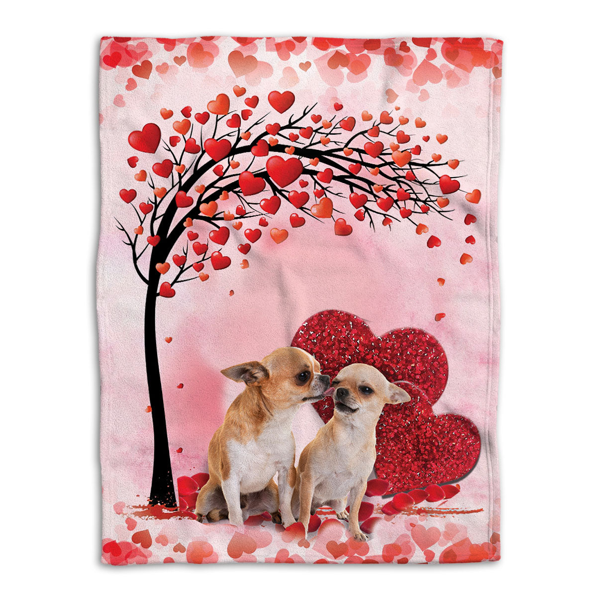 Ohaprints-Fleece-Sherpa-Blanket-Chihuahua-Dog-Lover-Love-Heart-1-Soft-Throw-Blanket-765-Fleece Blanket