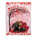 Ohaprints-Fleece-Sherpa-Blanket-Dachshund-Weiner-Doxie-Dog-Lover-Adorable-Pink-Soft-Throw-Blanket-764-Fleece Blanket