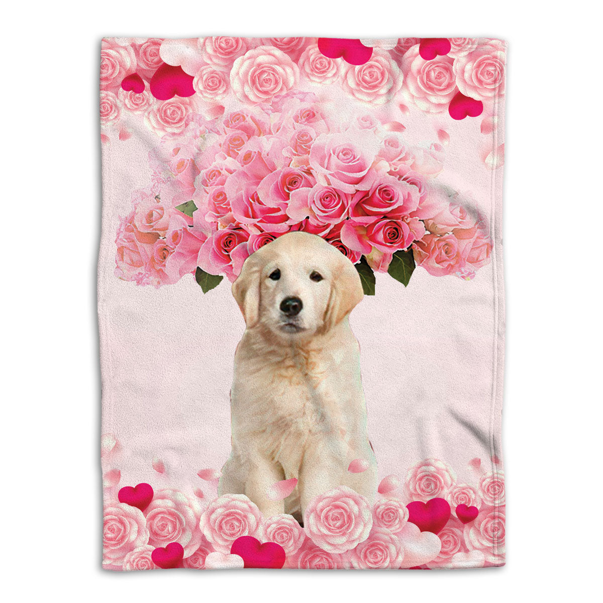 Ohaprints-Fleece-Sherpa-Blanket-Golden-Retriever-Labrador-Retriever-Dogs-Lover-Soft-Throw-Blanket-809-Fleece Blanket