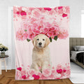 Ohaprints-Fleece-Sherpa-Blanket-Golden-Retriever-Labrador-Retriever-Dogs-Lover-Soft-Throw-Blanket-809-Sherpa Blanket